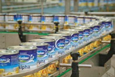 Giảm giá sữa bột trẻ em của Vinamilk tối đa tới 23%